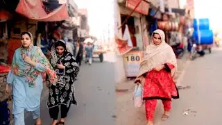 Lahore road Walk | 4k Walking video | Walk and explore pk |