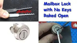 (586) Mailbox Lock Raked Open with MultiPick Rakes