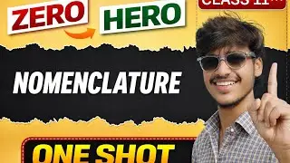 Chemistry common name chapter 1// one shot // Nomenclature zero to Hero 