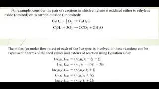 How to perform material balance on multiple reactors by extent of reaction method