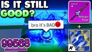 Is The MIDNIGHT BLADE Still GOOD In Blox Fruits..? (Bounty Hunt)