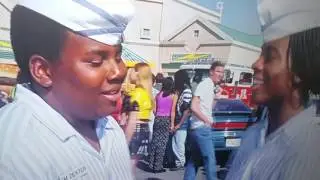 Good burger is it because I'm black scene