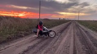 FUIMOS AL BARRO CON LA ZANELLA 50 y el 110 ☠️