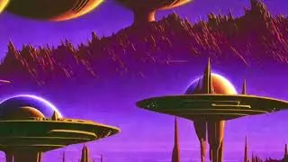 Exploring Alien Planets - Stable Diffusion