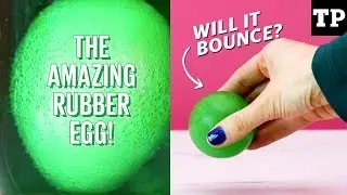 How to make a rubber egg (science experiment) | Easter craft