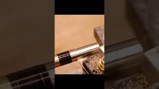Beautiful Surface Finish On Brass On Mini Lathe | #shorts