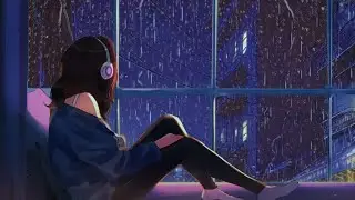 Midnight Rain 🌧️ Chill instrumental beats - lofi hip hop mix