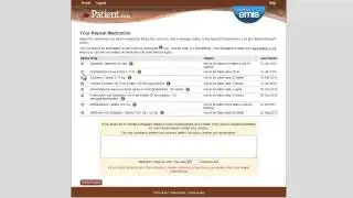 Requesting a repeat prescription online