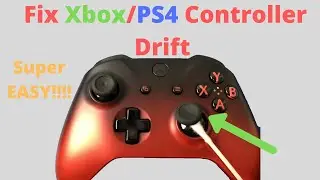 EASY!!!! Fix Xbox/PS4 Controller Analog Drift Without opening-