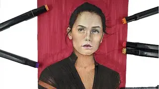 Drawing Rey - Daisy Ridley Drawing