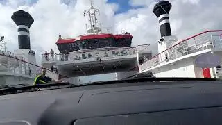 Met de auto aan boord naar Ameland - parkeren op het autodek