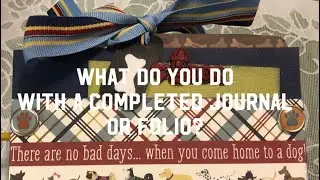 How to use a mini folio or journal #folio #flipthrough #completedjournal