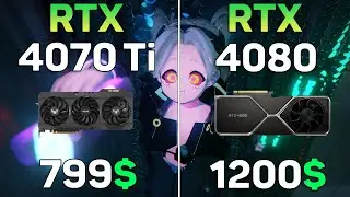RTX 4070 Ti vs RTX 4080 - 10 Games Test