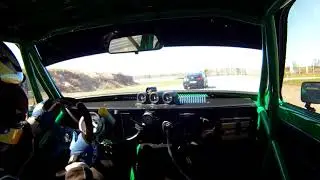 Opel Kadett C with BMW M3 engine vs Nissan GTR 600hp on racetrack Kinnekulle Ring