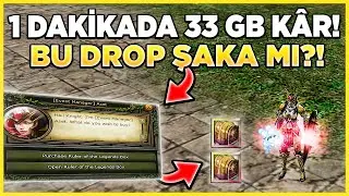 1 DAKİKADA 33 GB KÂR! 🤑🔥 | BU DROP ŞAKA MI?! 😱💎 | Knight Online Zero #40