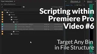 Target Any Bin within your Premiere File Structure