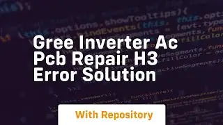 Gree inverter ac pcb repair h3 error solution