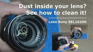 Staub im Objektiv? So kriegst du ihn weg! Sony SEL18200 | Objektivreinigung | Telezoom | A6000 | NEX