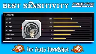 After Update Auto Headshot Sensitivity Setting For Free fire Max // FF best Sensitivity