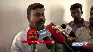 Man threatens to commit suicide over salary hike at Pondicherry | News7 Tamil