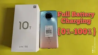 Mi 10T Lite Full Battery Charging Test (0%-100%).