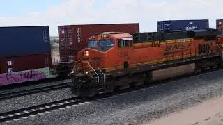 Train meet just west of Belen NM