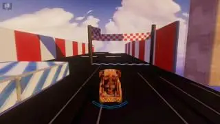 Disney Infinity Awesome Custom Built Race Track In Toy Box Mode