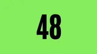countup 100 - simple black speed 2x with sound #greenscreen