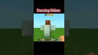 Minecraft dancing Golem #viral #viralvideo #shorts #shortvideo