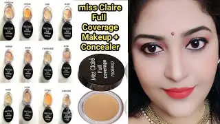 Miss Claire FULL Coverage Makeup + Concealer || Honest Review || KOMAL SHARMA