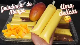 O Melhor Geladinho Gourmet de Manga Venda Muito Esse Sabor Cremosíssimo Rende Muito