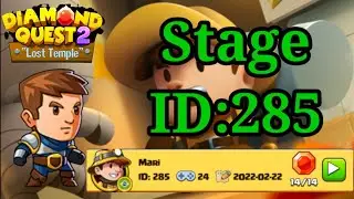 Diamond Quest 2 Lost Temple New Crated Stage ID 285 Play by Best Gamer Pro Perfect