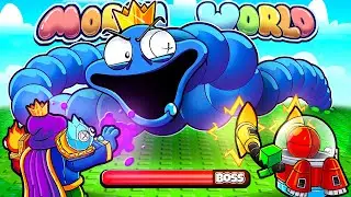 HUNGRY WORMS TOOK OVER MORPH WORLD! (Roblox)