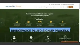 BridgeVoice Pluto - Sign Up Process