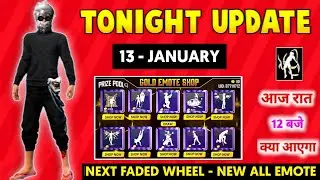 FREE FIRE TONIGHT UPDATE | 13 JANUARY NEW EVENT | FREE FIRE NEW EVENT | TONIGHT UPDATE