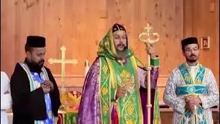 HE Titus Yeldho announcing the Ottawa Syriac Orthodox Parish in the name of St Igantius Elias III