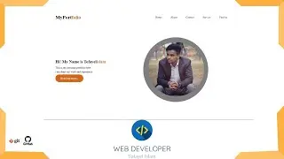 How To Build a Personal Portfolio Website Just Using HTML And CSS | Web Design Tutorial