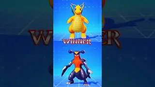 DRAGONITE Vs GARCHOMP । Pokemon unite Stronger Pokemon 🔥 #pokemonunite #pokemon #shorts