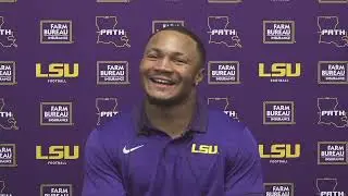 LSU RB Caden Durham on Tigers' 1-0 mentality, balanced offense as he begins sophomore season