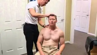 Gonstead Neck Adjustment for Whiplash Case by Carlsbad Chiropractor
