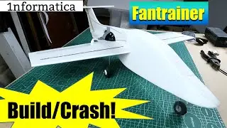 Fan E 64mm EDF fantrainer Build And Crash!!
