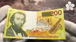 Banknote of 200 francs Belgium