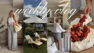 SUMMER HOSTING, HOME AND GARDEN REFRESH, PAVLOVA RECIPE AND H&M NEW IN / LAURA BYRNES
