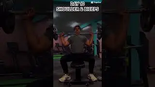 Day 10 Fat to Fit Journey # Shoulder and Biceps #motivation
