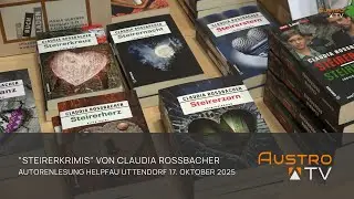 Steirerkrimis - Autorenlesung mit Claudia Rossbacher in Helpfau-Uttendorf