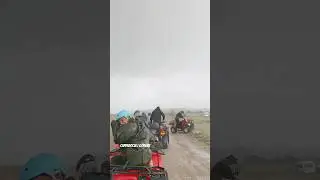 🇹🇷Cappadocia, G&ouml;reme | crazy hail storm ❄️ #turkey #cappadocia #mondoshot #storm #trip #quad #hail
