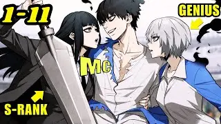 (1-11) GINULAT niya ang LAHAT ng S-RANK LEGENDS sa Hunter Exam | Season 1 | MANHWA TAGALOG RECAP