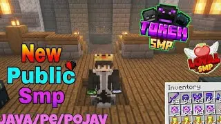Token SMP S2 Public Server For Minecraft 🐾 | Java/Pe (1.21+) Anyone can join 🦐 #minecraft 