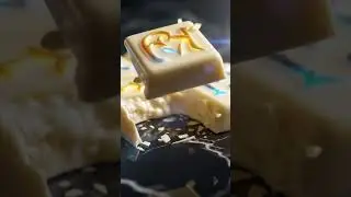 Crystal Snap &mdash; Hyper Realistic White Chocolate with Glowing Runes | 8K Cinematic ASMR