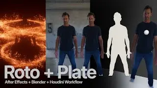 Roto Holdout Matte from After Effects to Blender to Houdini